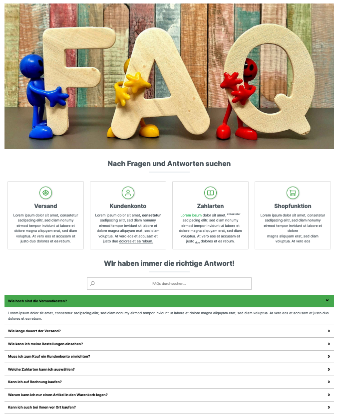 Shopware 6 FAQ Manager Plugin